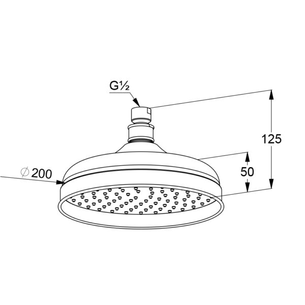 Bản vẽ kĩ thuật Bát sen Kludi 2751005 Adlon