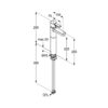 Bản vẽ kĩ thuật Vòi rửa lavabo Kludi 382560575 Zenta