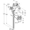 Bản vẽ kĩ thuật Vòi rửa lavabo Kludi 510120520 Adlon